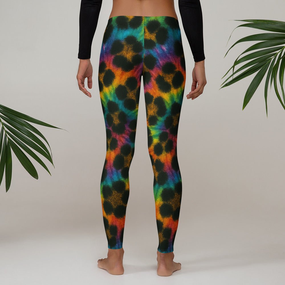 Cheetah Tid-dye Leggings