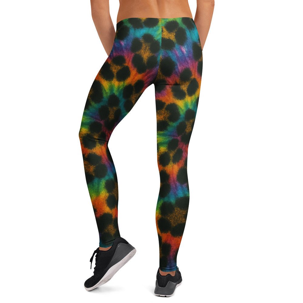 Cheetah Tid-dye Leggings