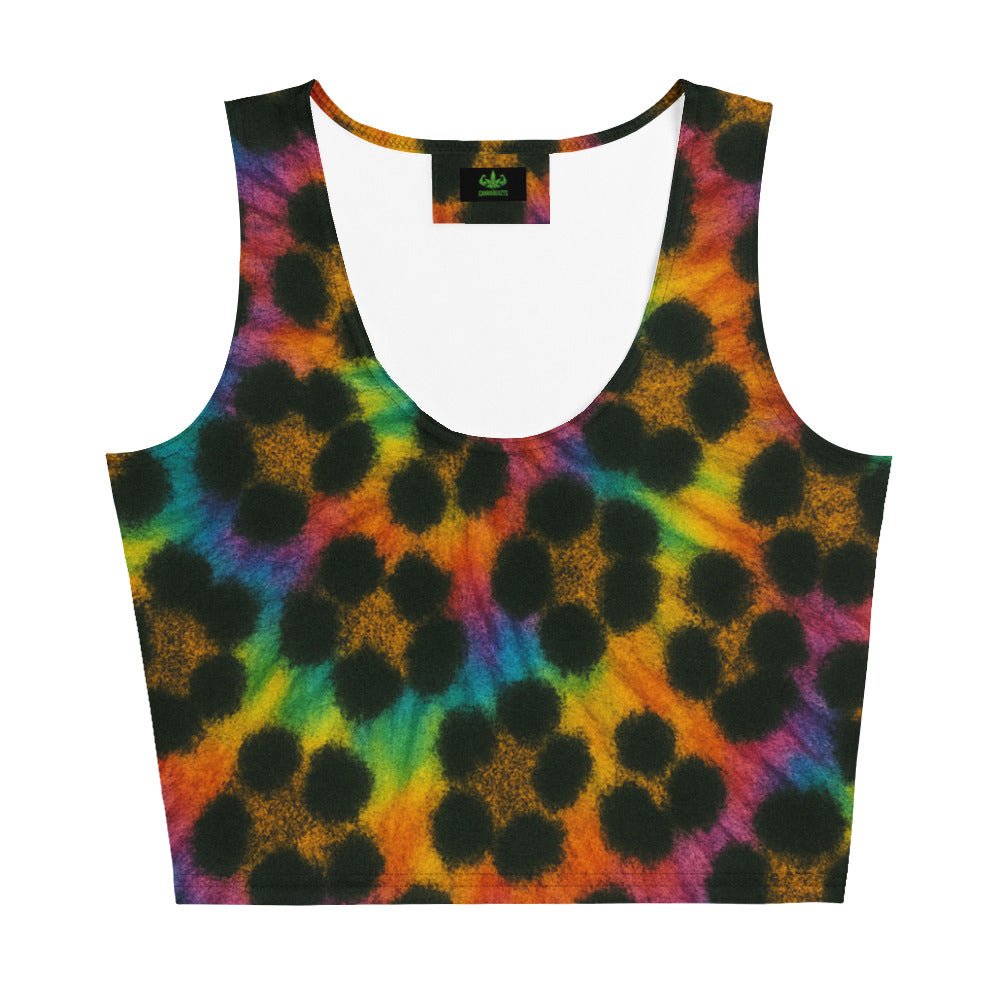 Cheetah Tie-Dye Crop Top