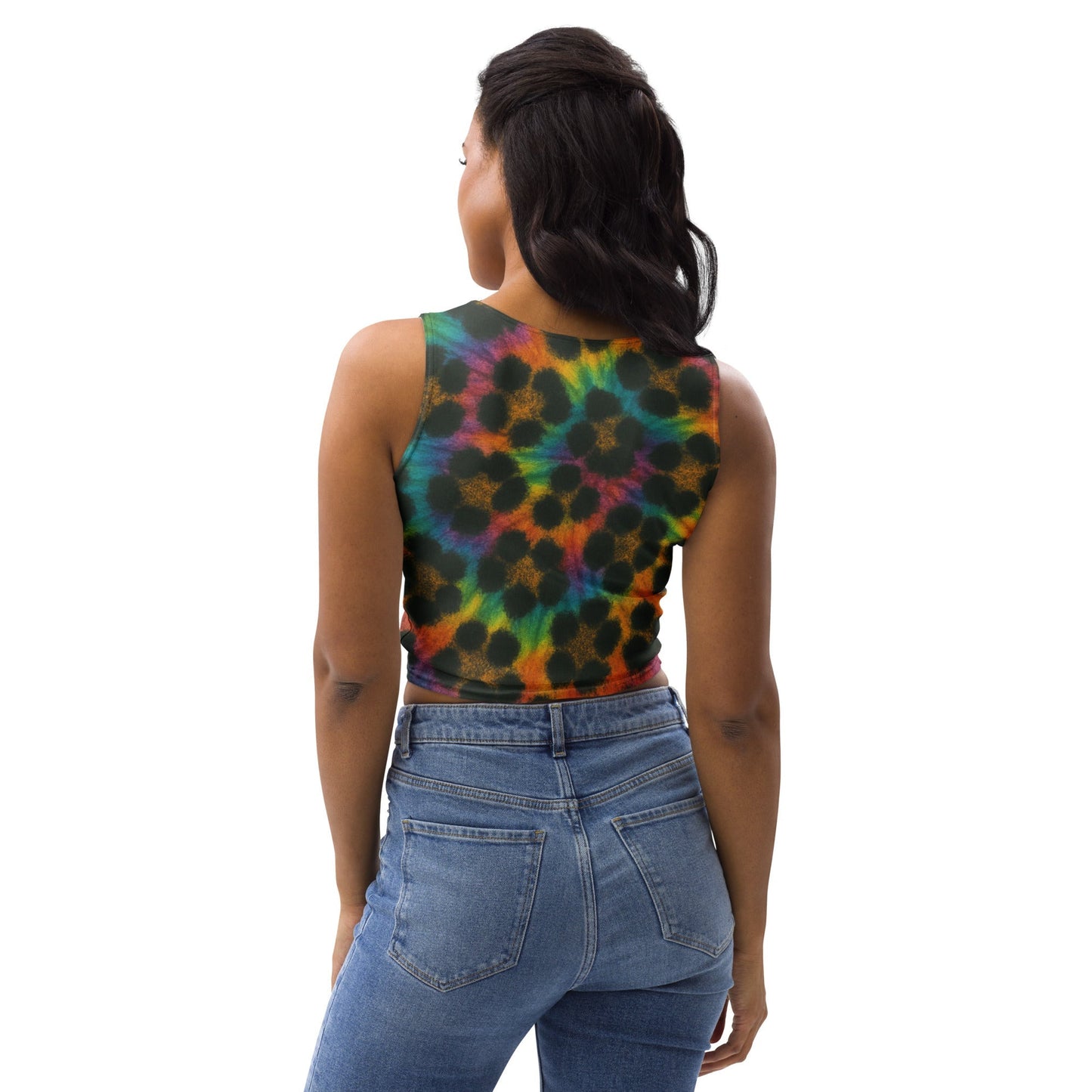 Cheetah Tie-Dye Crop Top