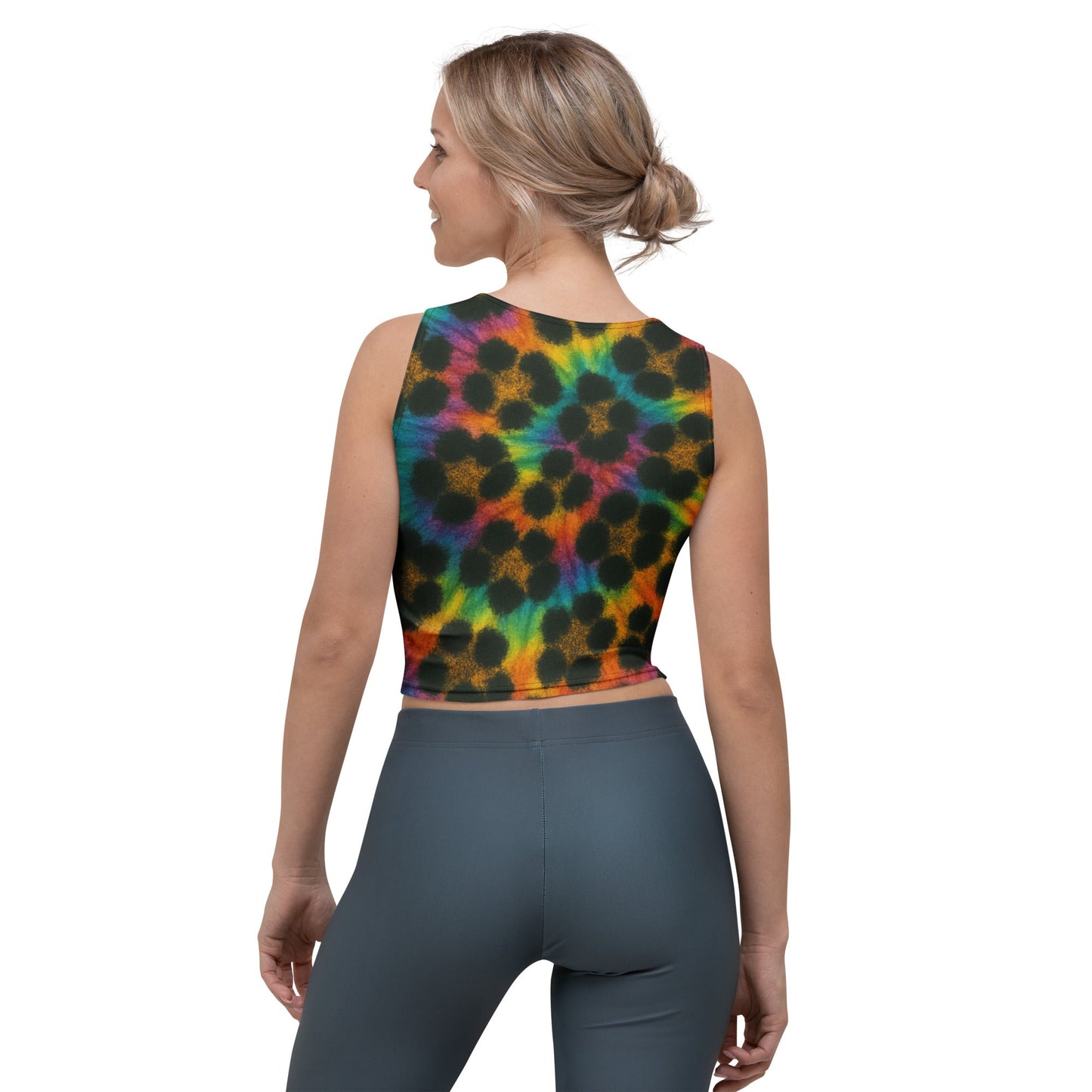 Cheetah Tie-Dye Crop Top