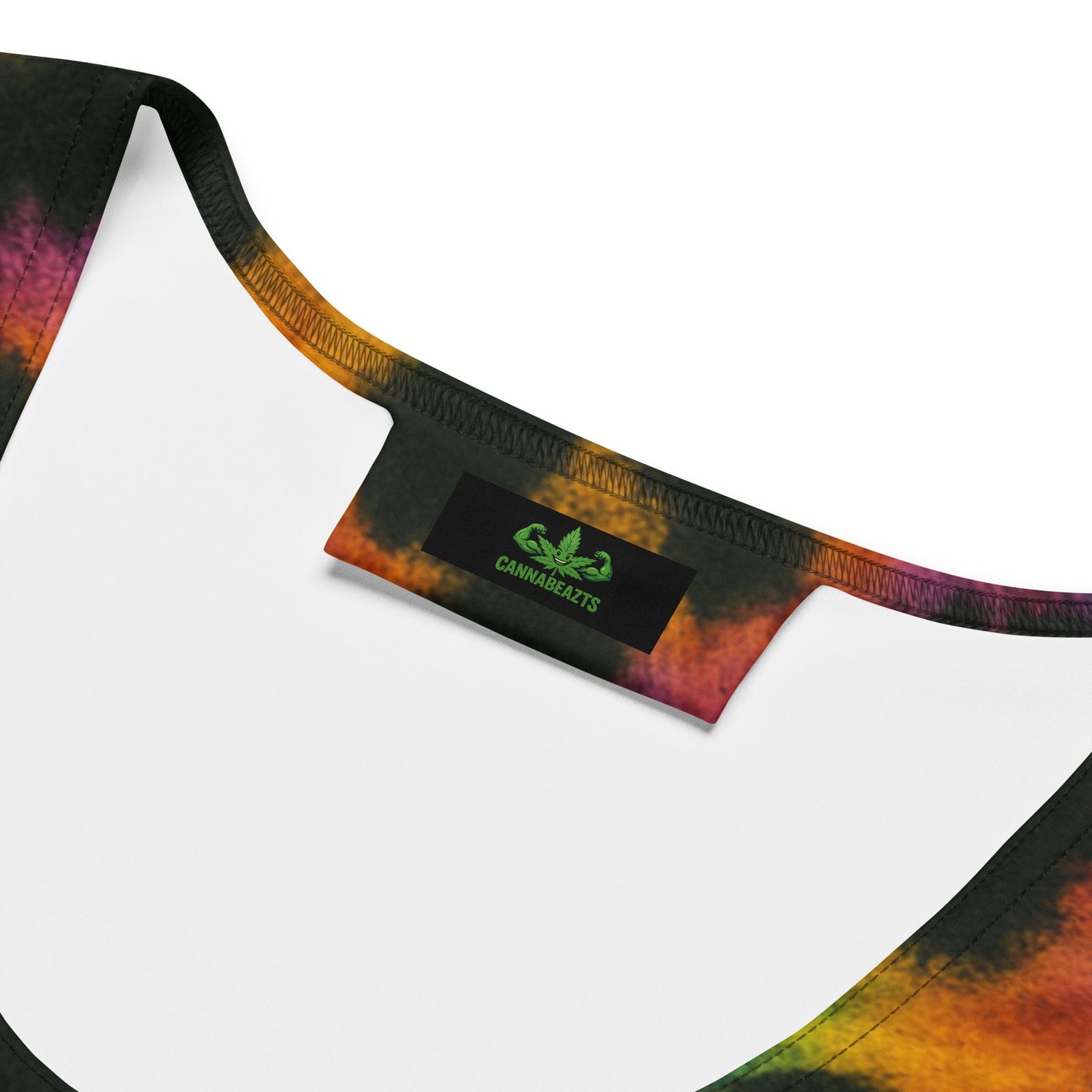 Cheetah Tie-Dye Crop Top