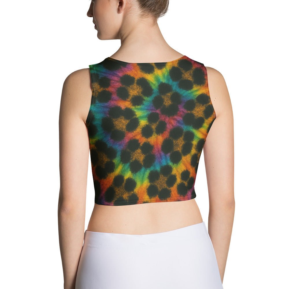 Cheetah Tie-Dye Crop Top