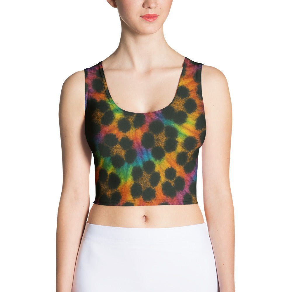 Cheetah Tie-Dye Crop Top