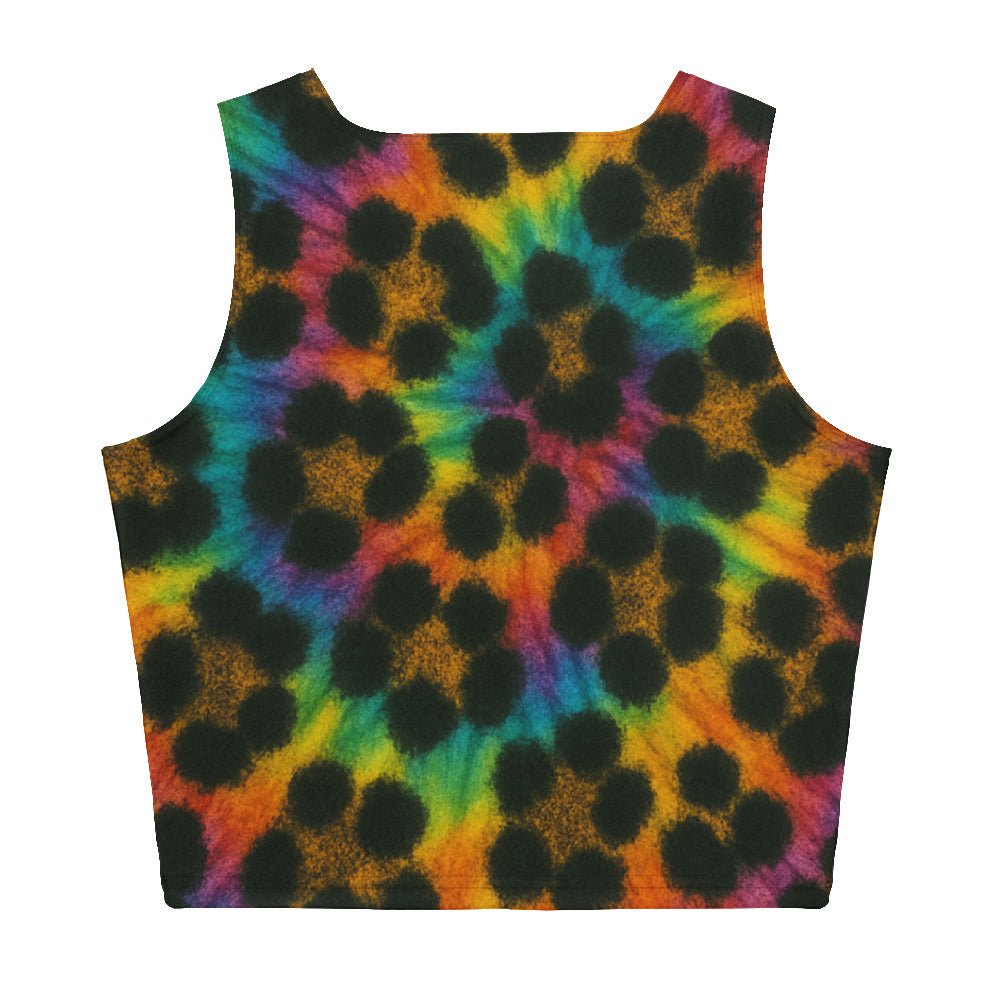 Cheetah Tie-Dye Crop Top