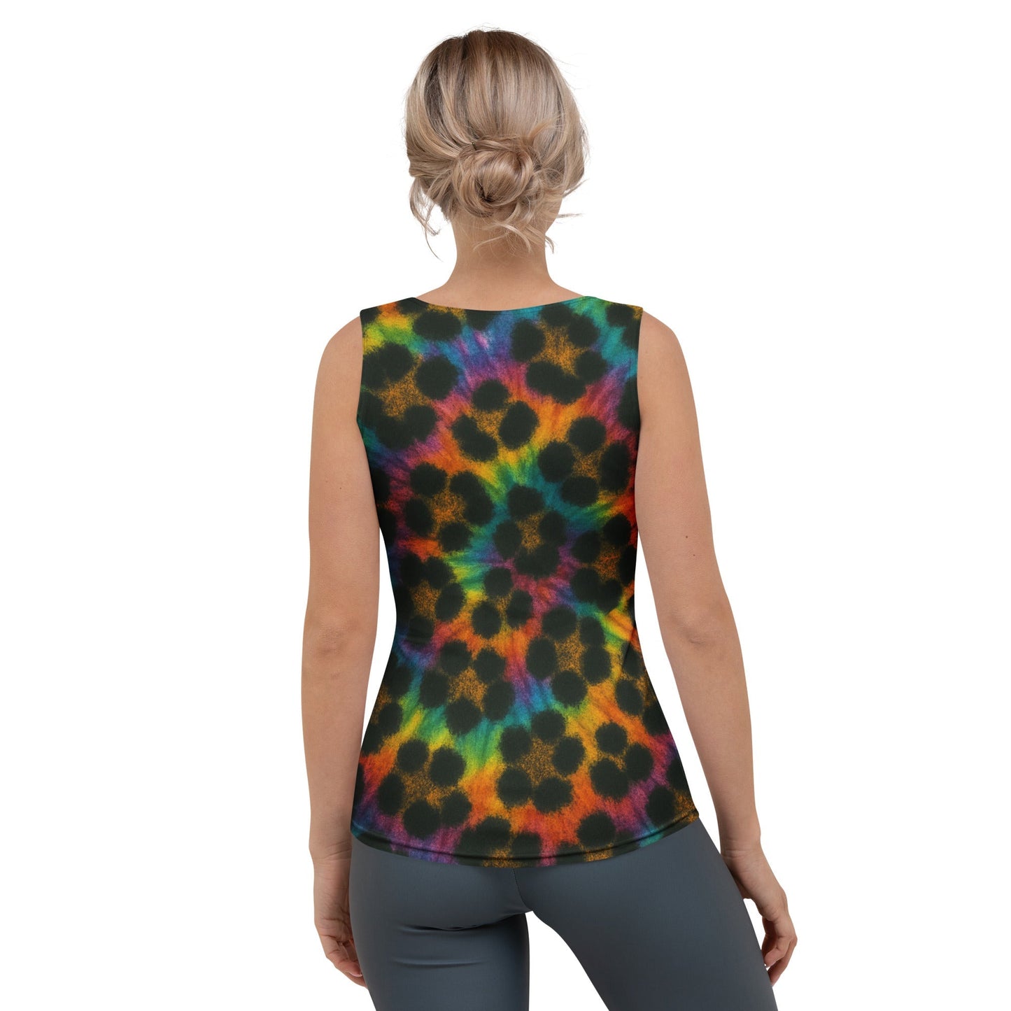 Cheetah Tie-Dye Tank Top