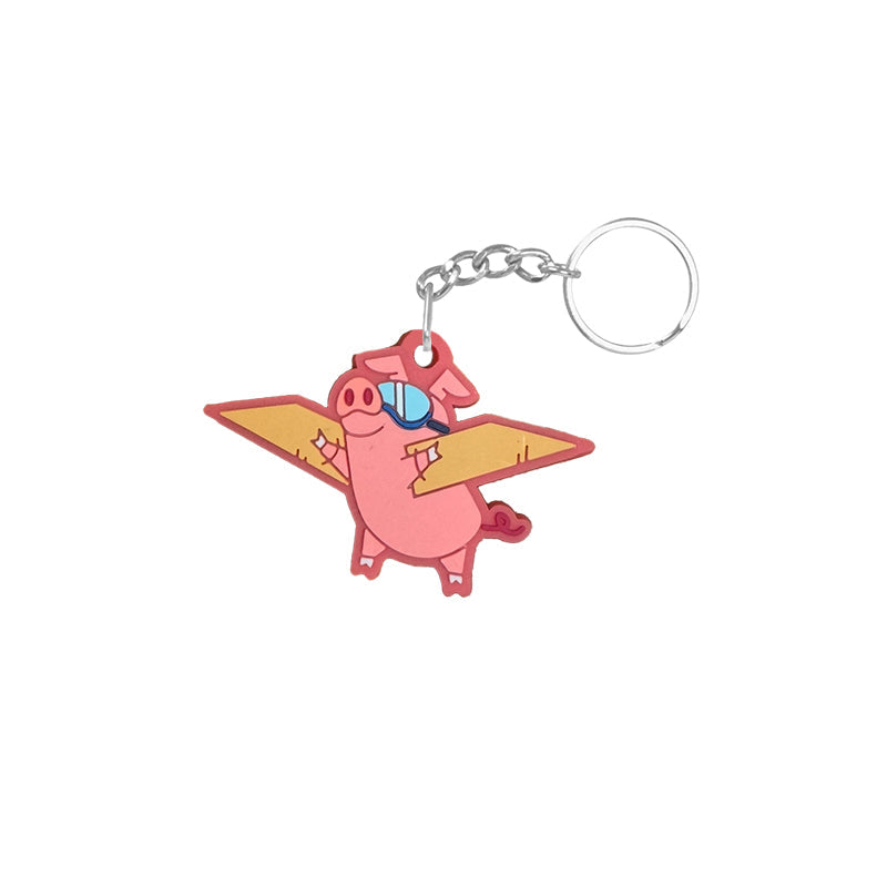 Keychain - Flying Pig