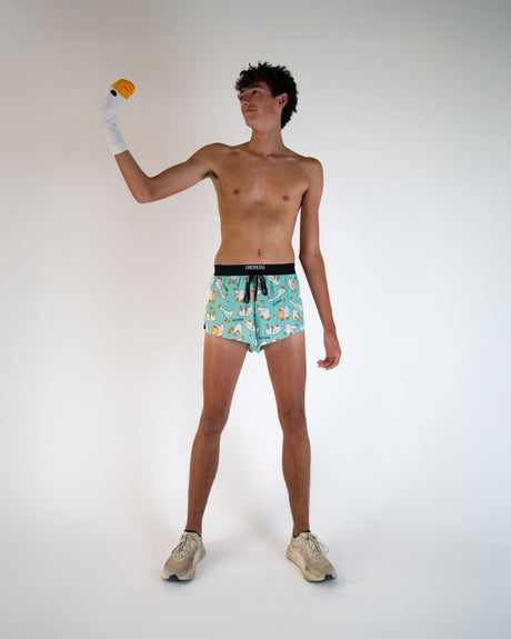 Men's Silly Goose 2" DS Split Shorts (XS, S, M, L, XL)