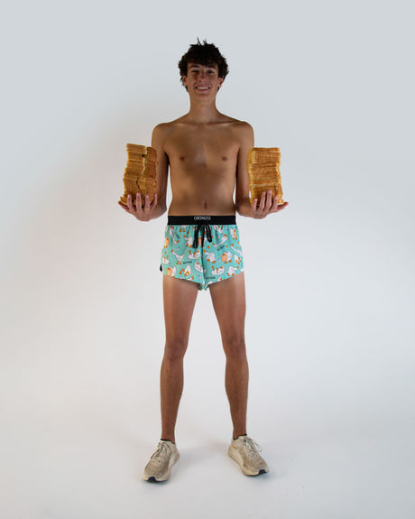 Men's Silly Goose 2" DS Split Shorts (XS, S, M, L, XL)