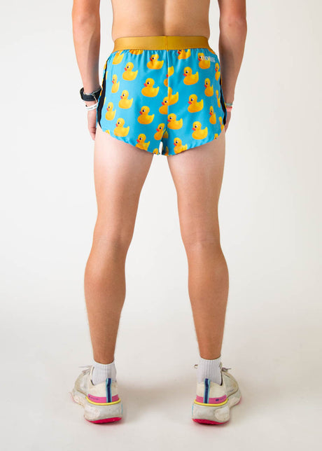 Men's Rubber Ducky 2" Half Split Shorts (XS, S, M, L, XL)
