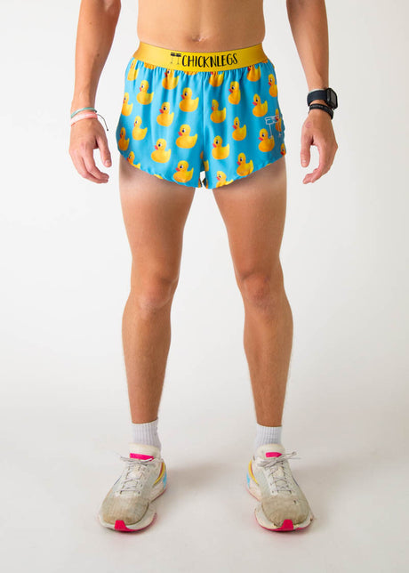 Men's Rubber Ducky 2" Half Split Shorts (XS, S, M, L, XL)