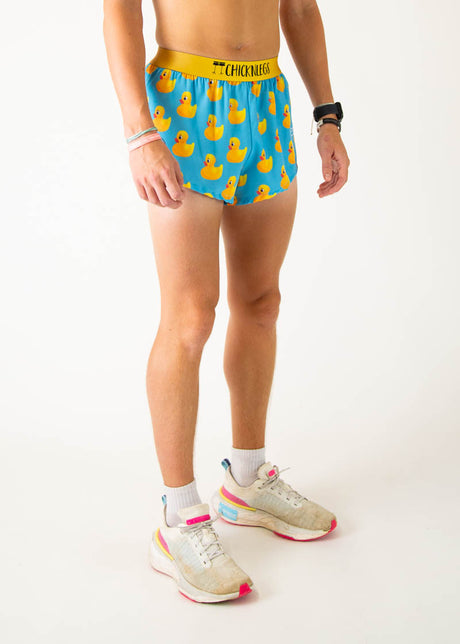 Men's Rubber Ducky 2" Half Split Shorts (XS, S, M, L, XL)