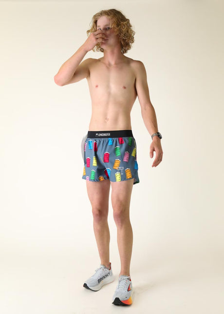 Men's Porta Potty 4" Half Split Shorts XS