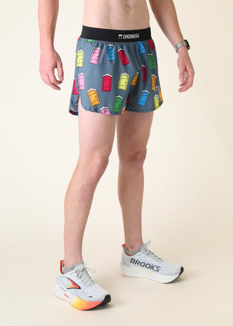 Men's Porta Potty 4" Half Split Shorts XS
