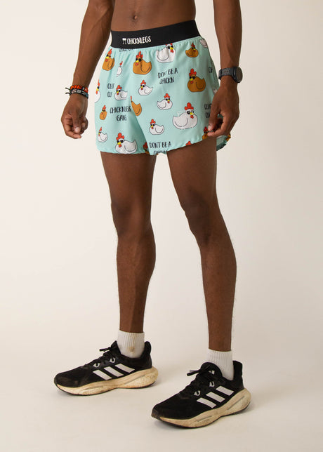 Men's Swaggy Chickens 4" Half Split Shorts XL