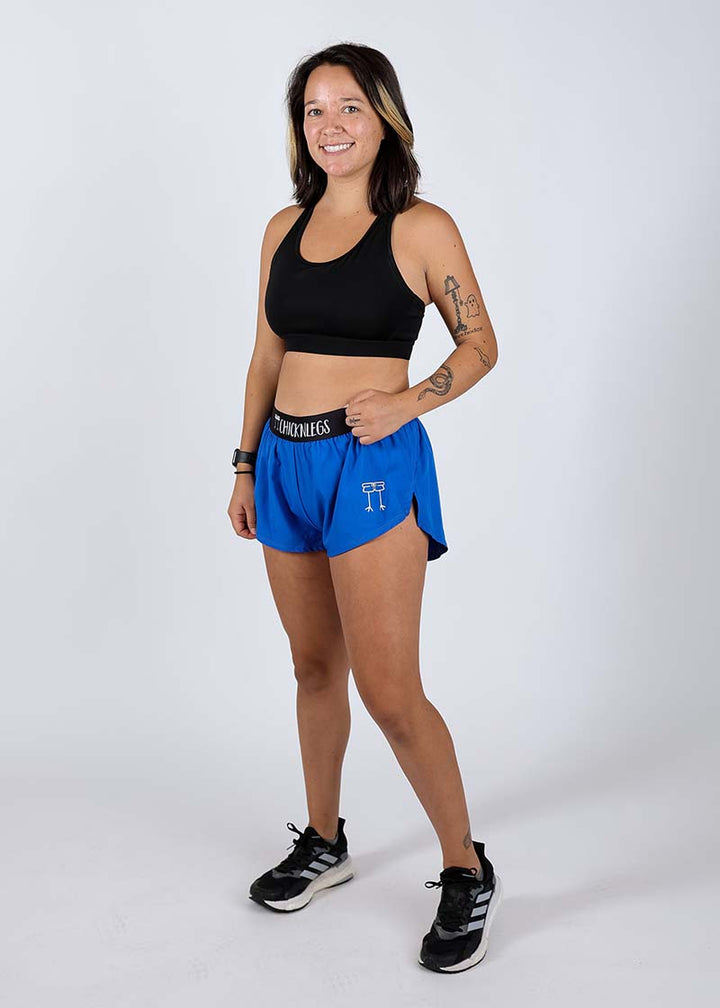 Women's Royal Blue 1.5" Split Shorts
