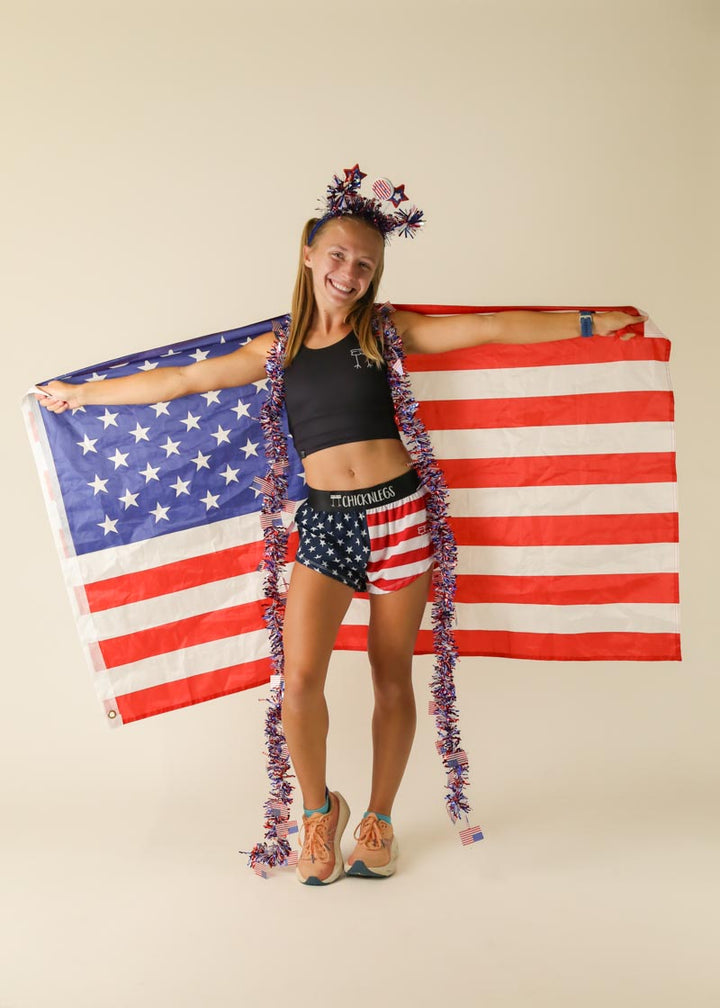 Women's USA 1.5" Split Shorts (Stars & Stripes)