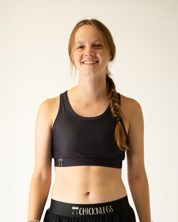Women's Black OG Sports Bra XXS-XL