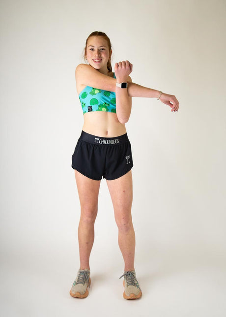 Women's Fartlek Froggies OG Sports Bra (Blue/Green) XXS-XL