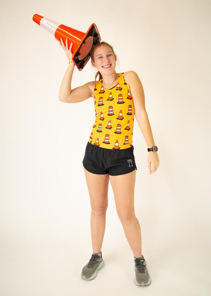 Women's Traffic Cones Performance Singlet XXS-XL