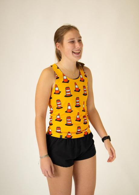 Women's Traffic Cones Performance Singlet XXS-XL