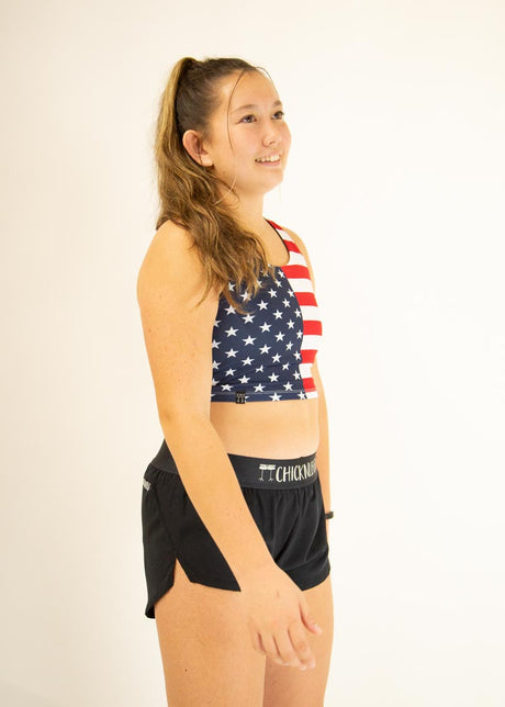 Women's USA Crop Top XXS-XL