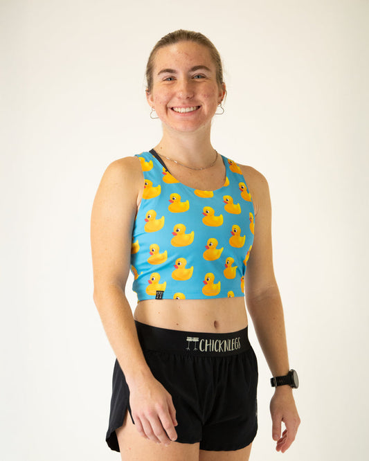 Women's Rubber Ducky Power Crop Top XXS-XL