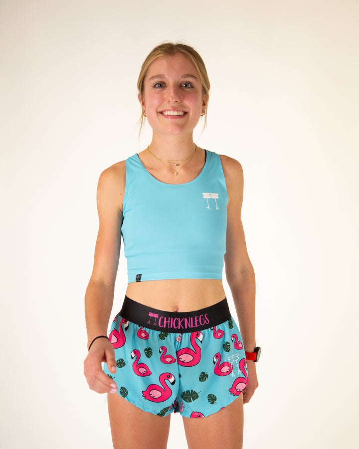 Women's Sky Blue Crop Top XXS-XL