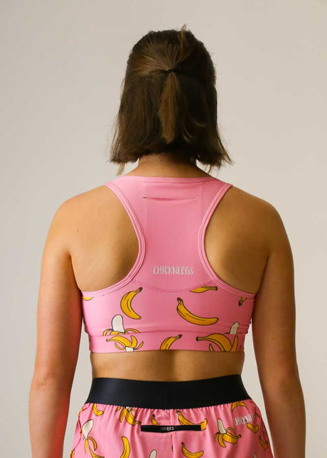 Women's Pink Bananas OG Sports Bra XXS-XL