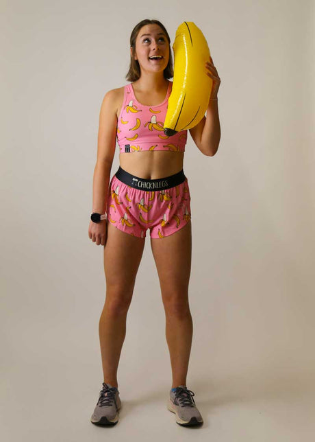 Women's Pink Bananas OG Sports Bra XXS-XL