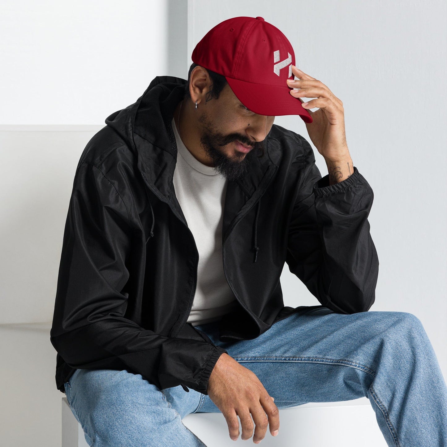 ShopHnH Dad Hat – Unisex Adjustable Baseball Cap with 3D Embroidered Logo | Trendy Streetwear Hat for Men & Women