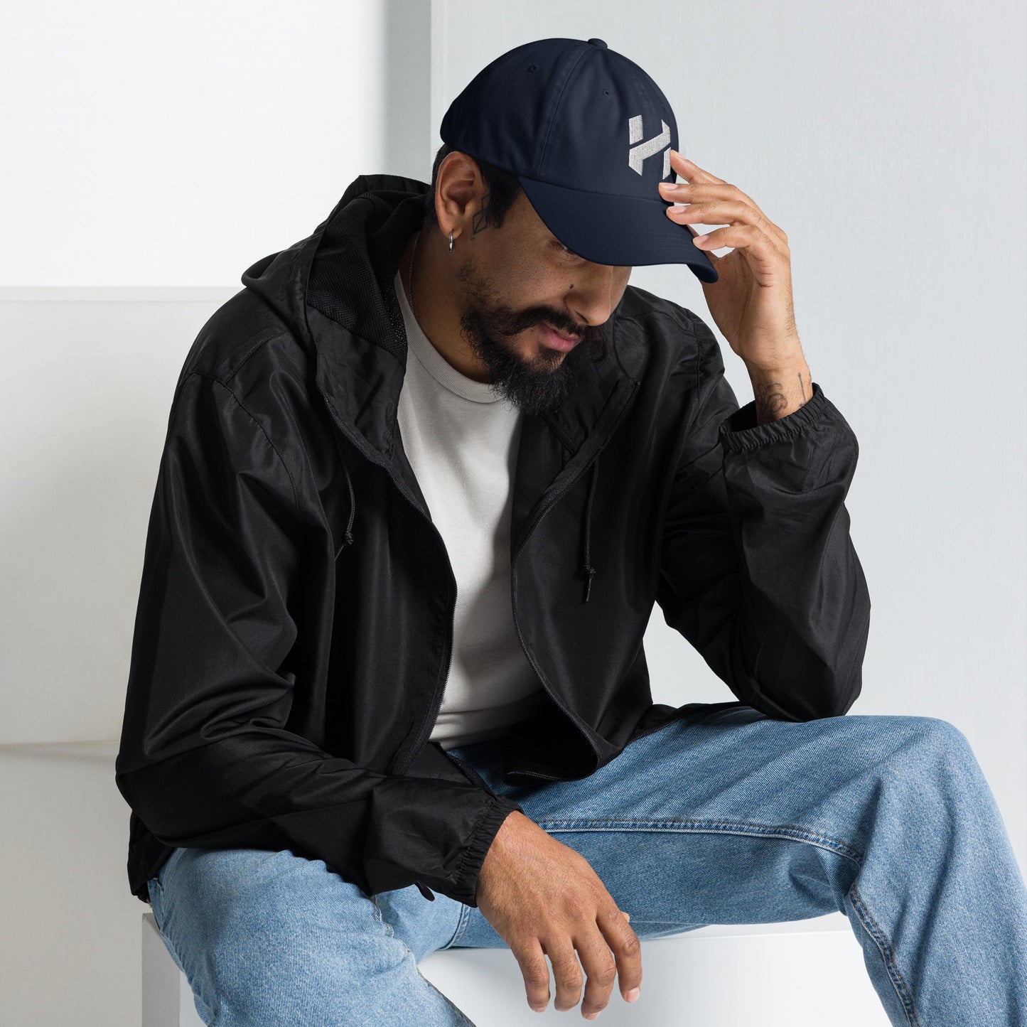ShopHnH Dad Hat – Unisex Adjustable Baseball Cap with 3D Embroidered Logo | Trendy Streetwear Hat for Men & Women
