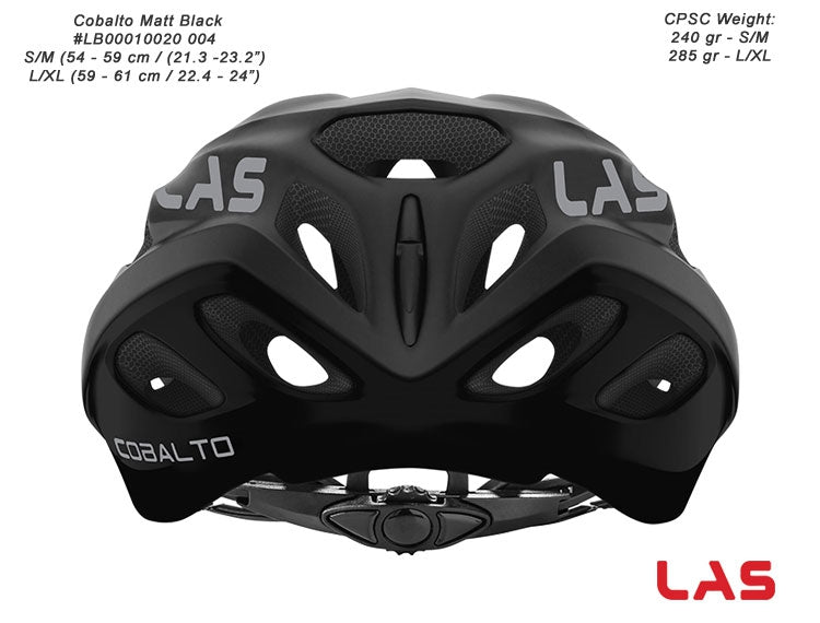 LAS Cobalto Cycling Helmet - Matte Black