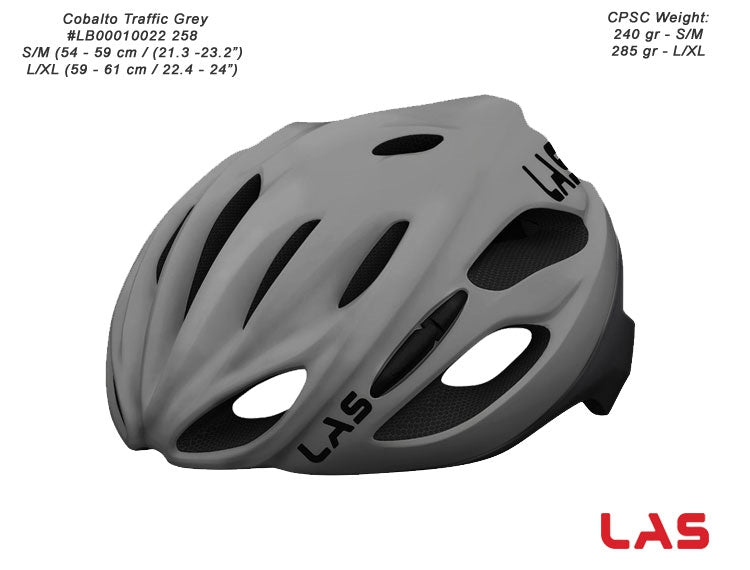 LAS Cobalto Cycling Helmet - Grey