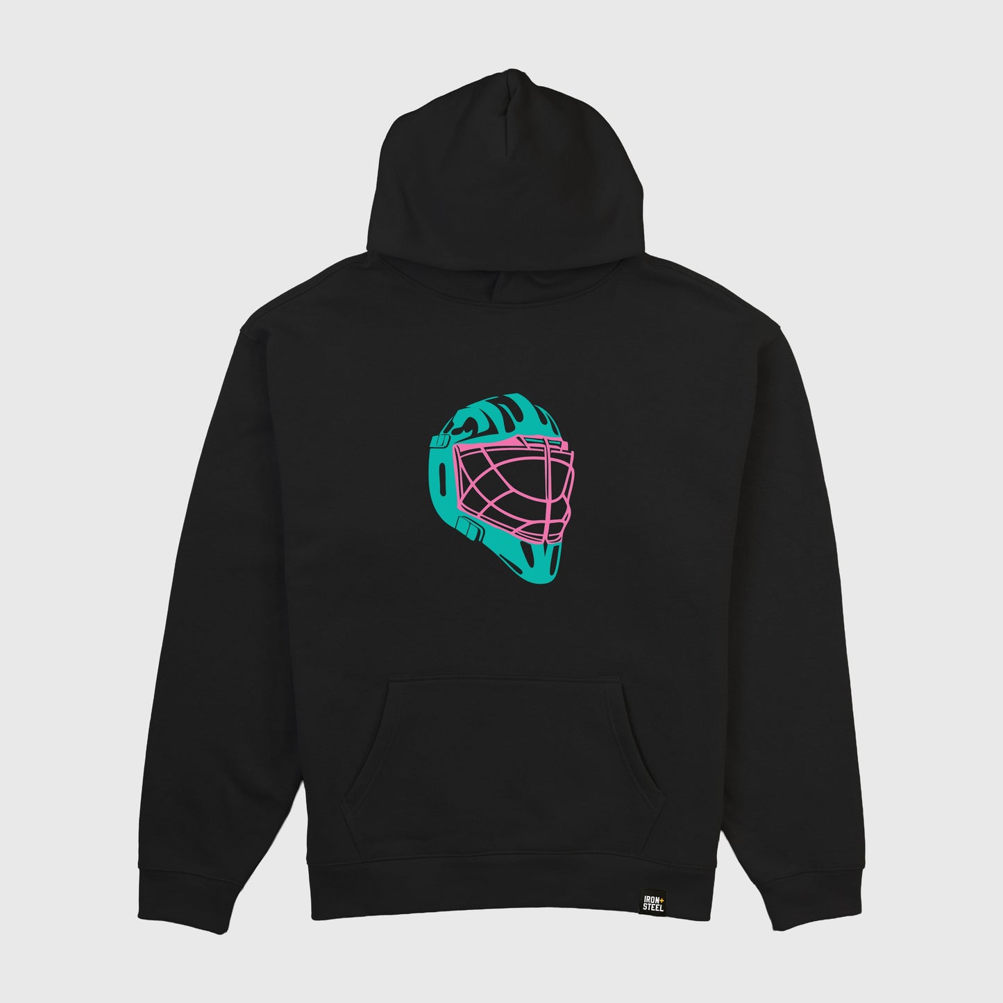 Color Goalie Helmet Midweight Hoodie