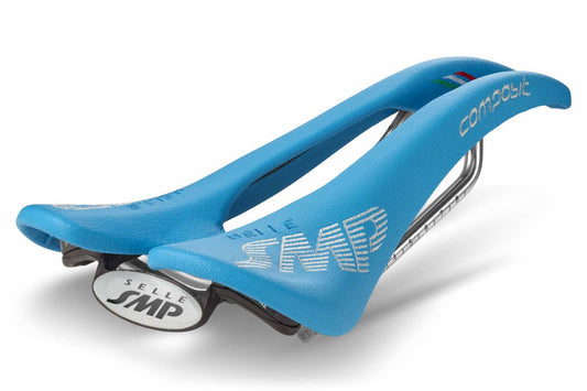 Selle SMP Composit Saddle with Steel Rails (Light Blue)
