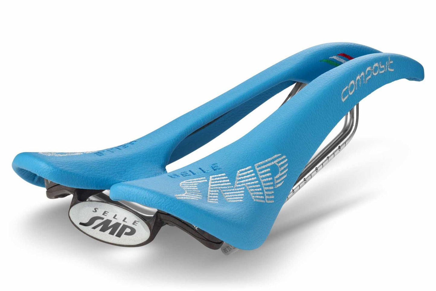 Selle SMP Composit Saddle with Steel Rails (Light Blue)