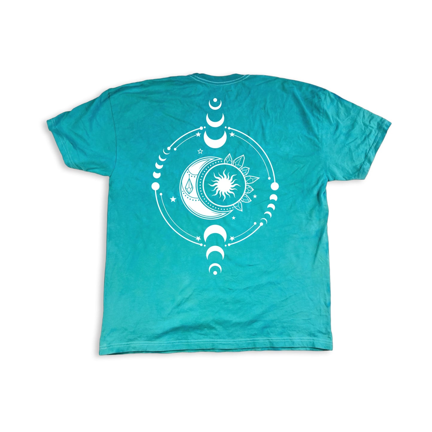 Cosmic Duality -Heavyweight unisex dyed T-shirt infused with Moonstone