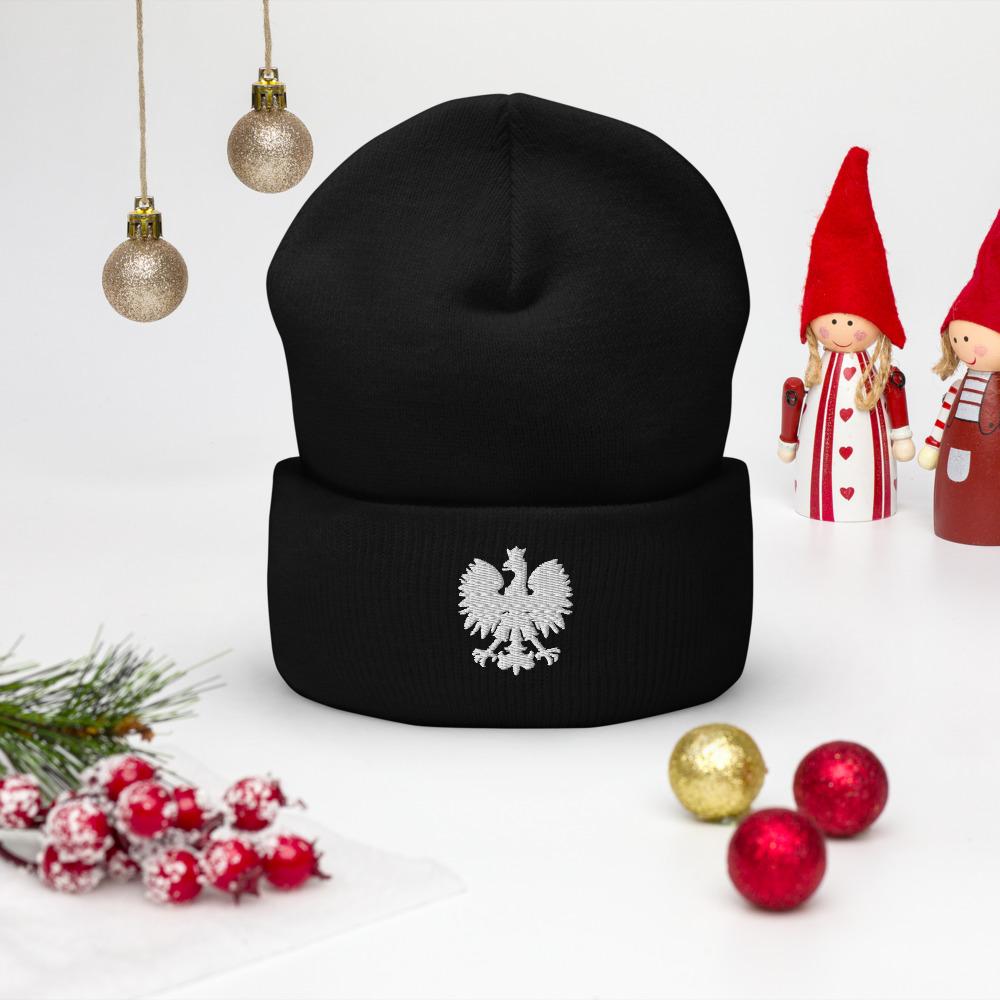 Polish Eagle Cuffed Beanie
