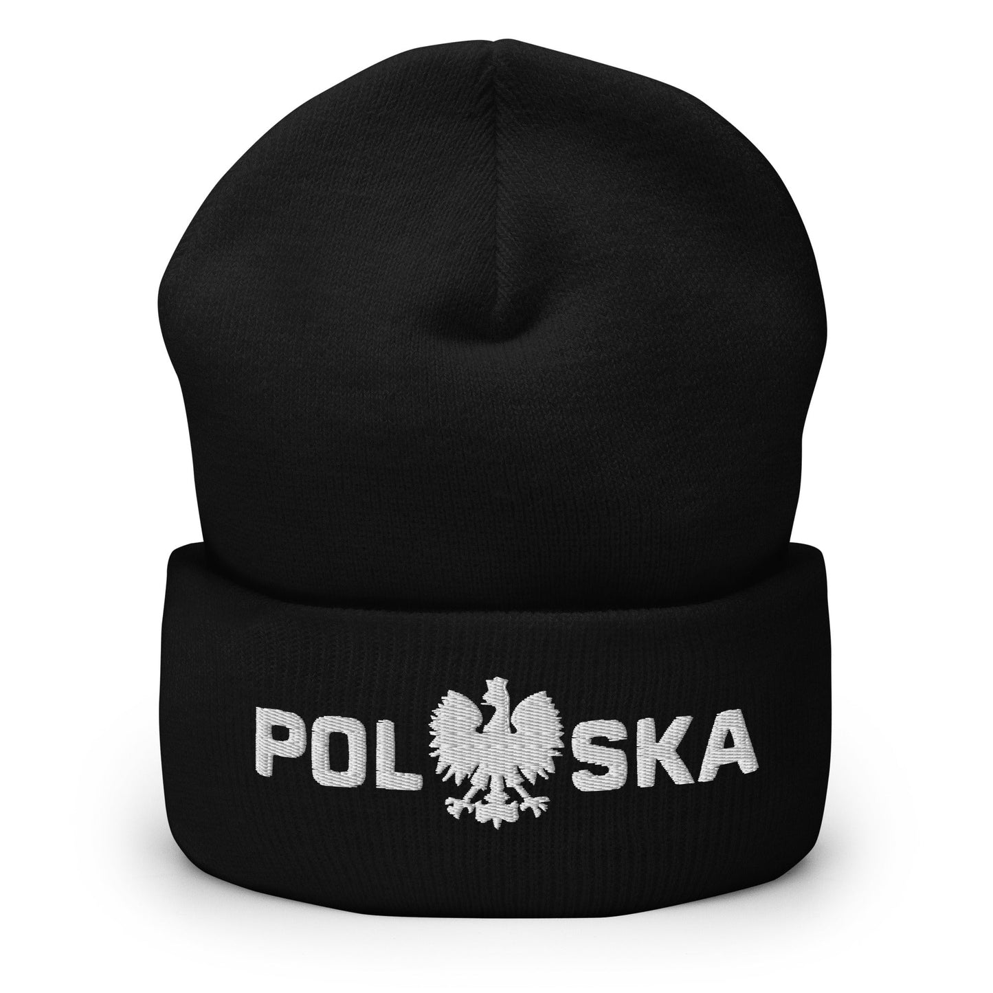 Polska Thick Lettering Cuffed Beanie
