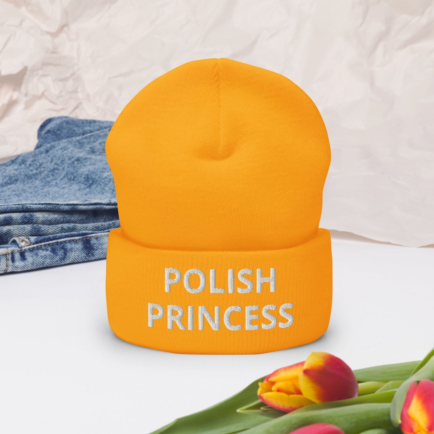 Polish Princess Cuffed Beanie
