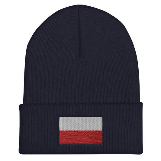 Polish Flag Cuffed Beanie