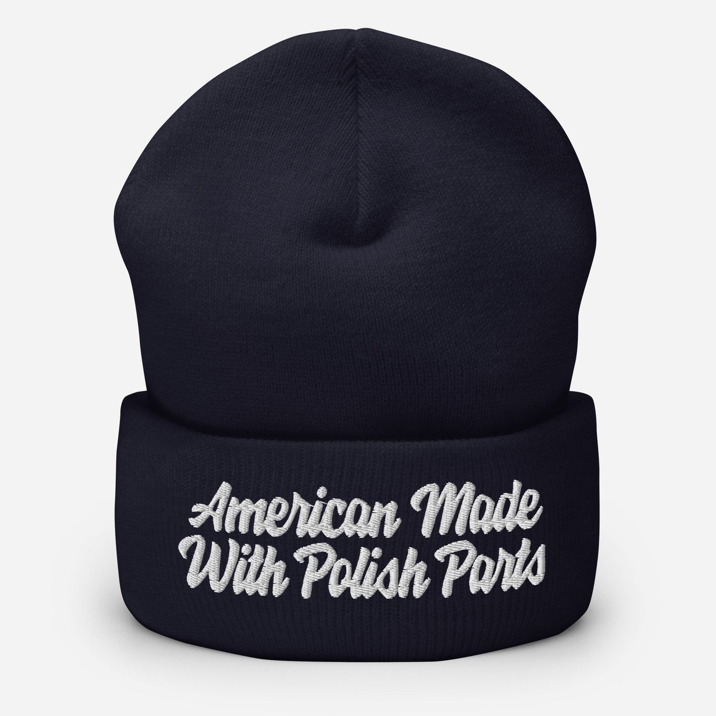 American Made With Polish Parts Cuffed Beanie