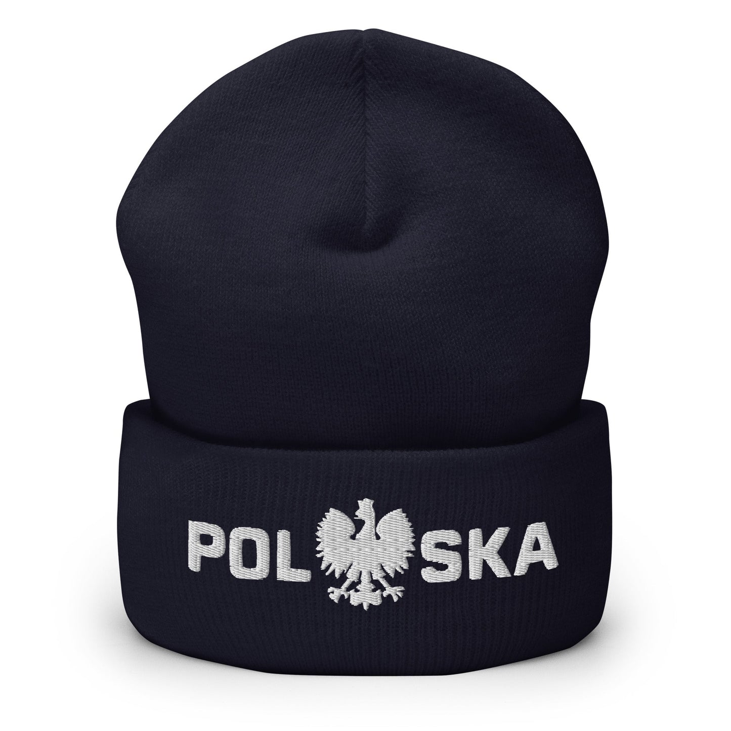 Polska Thick Lettering Cuffed Beanie