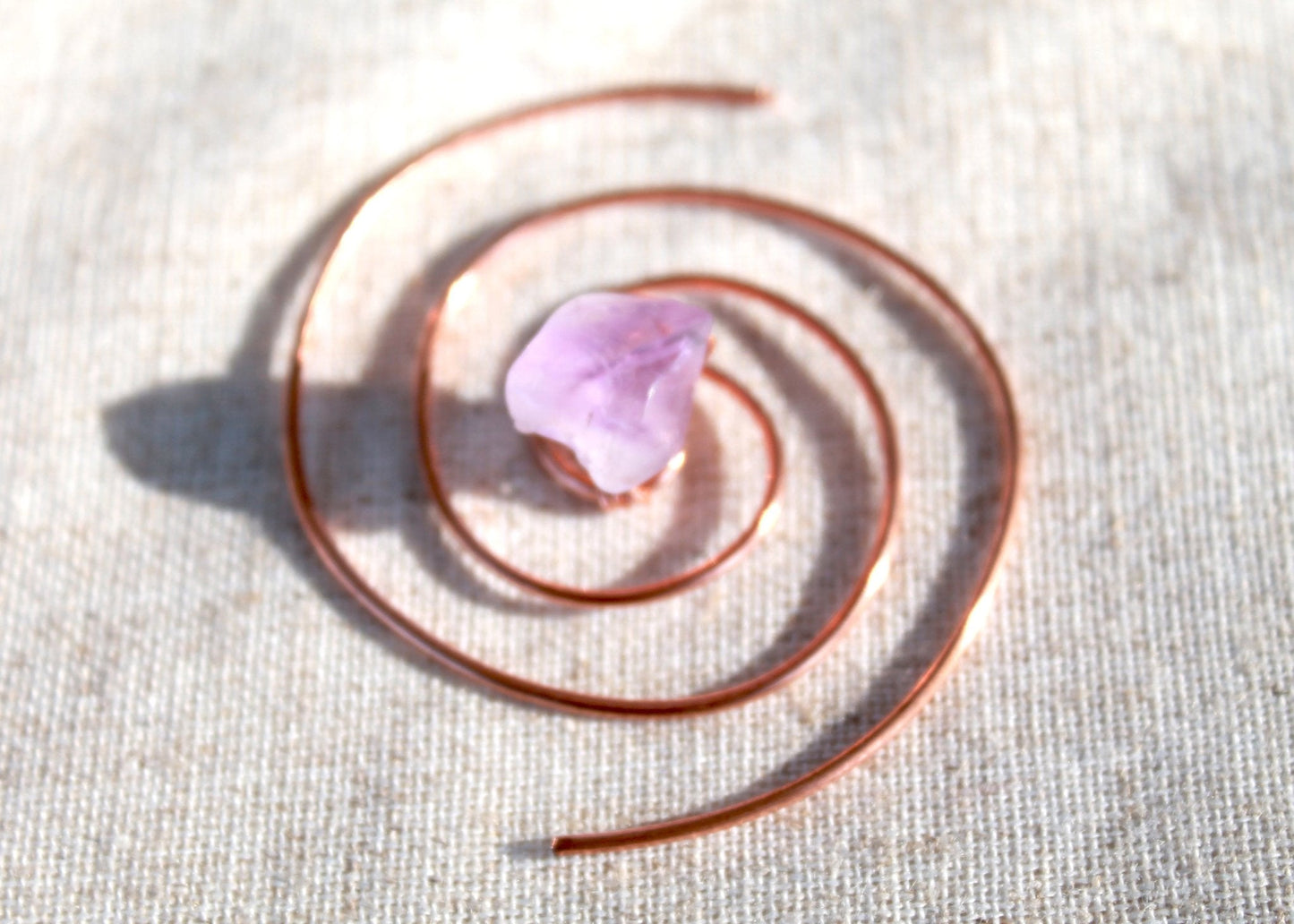 CuH2O Droplet: Crystal Infused Copper Coil Water Charger