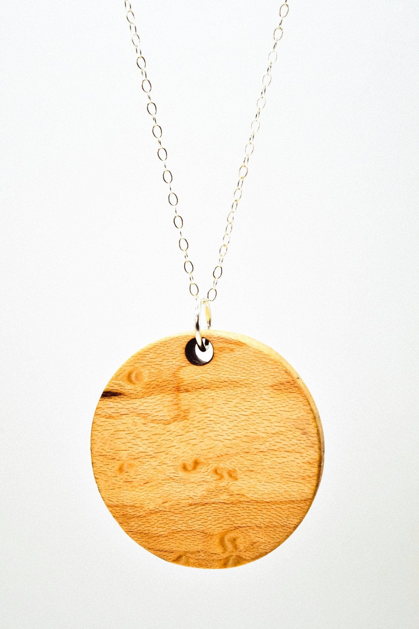 Custom Star-Chart Olivewood Necklace