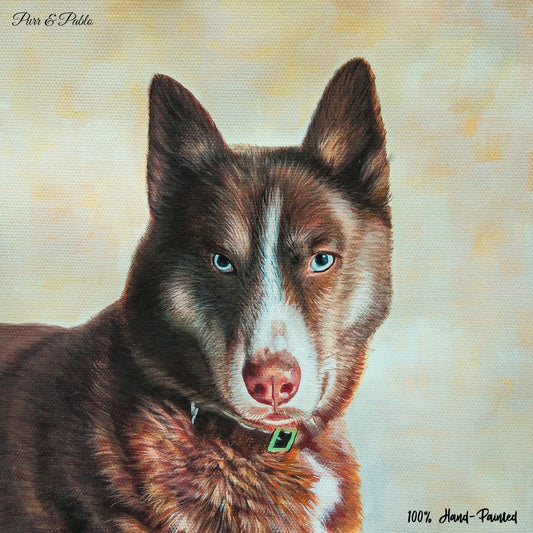 Dog Watercolor Painting