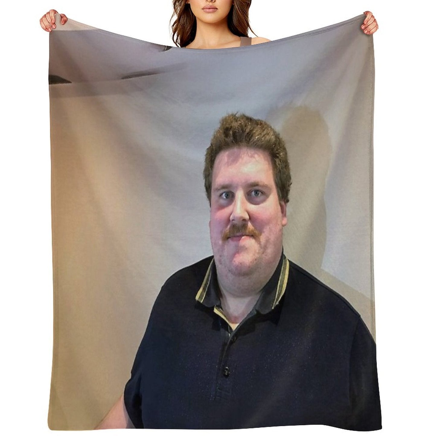 Drachenlord Poster - Rainer Winkler The Superstar Original (2024) Upscaled, High Quality Poster Throw Blanket