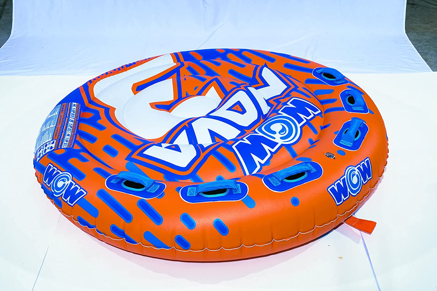 WOW Sports Nova 3 Person 3P Towable Deck Tube (22-WTO-3985)