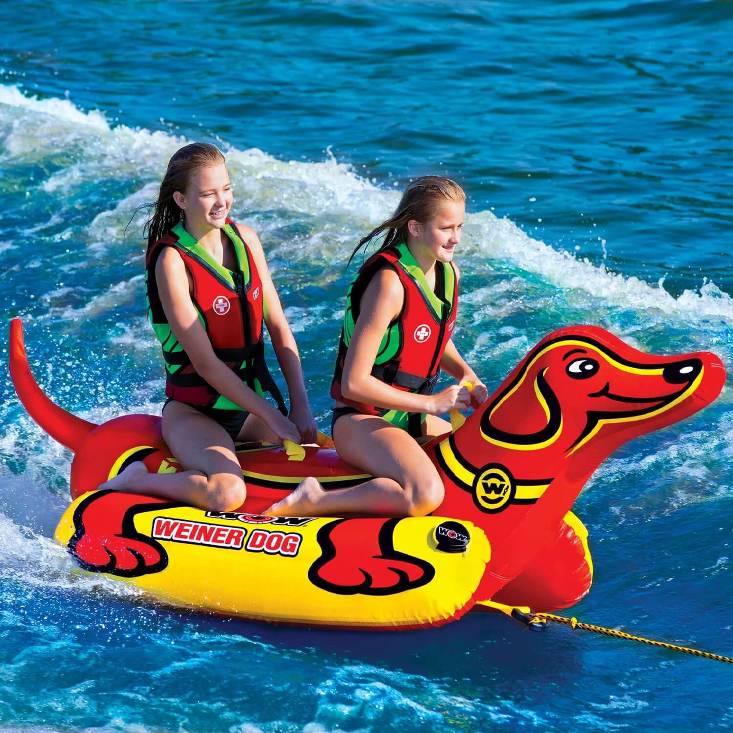 WOW Sports Weiner Dog 2 Towable (19-1000)